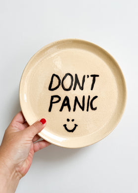 Dont panic plate